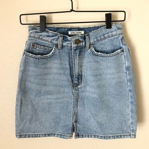 Billabong Black Magic Denim Skirt